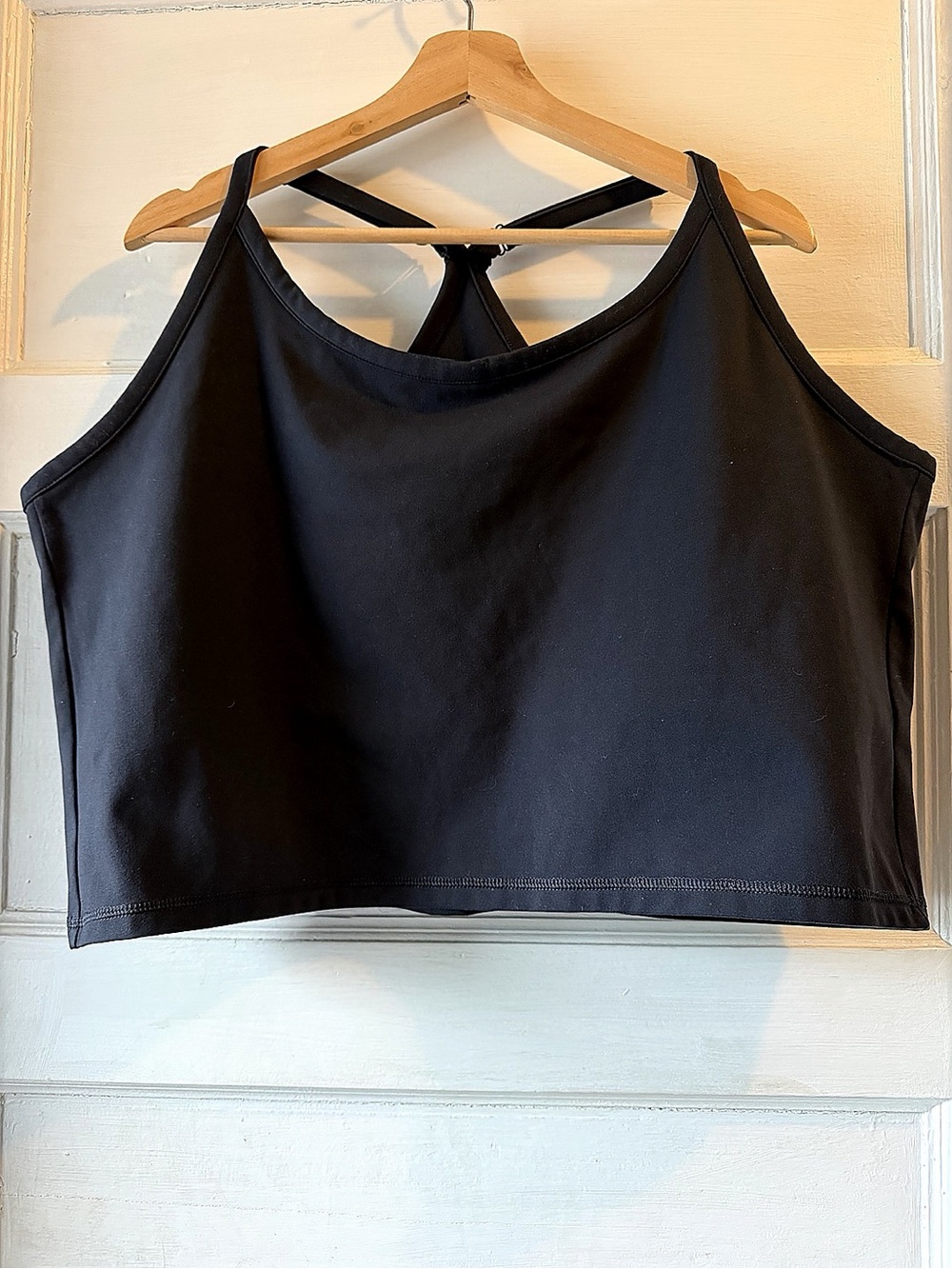 ASOS Curve black cropped tank